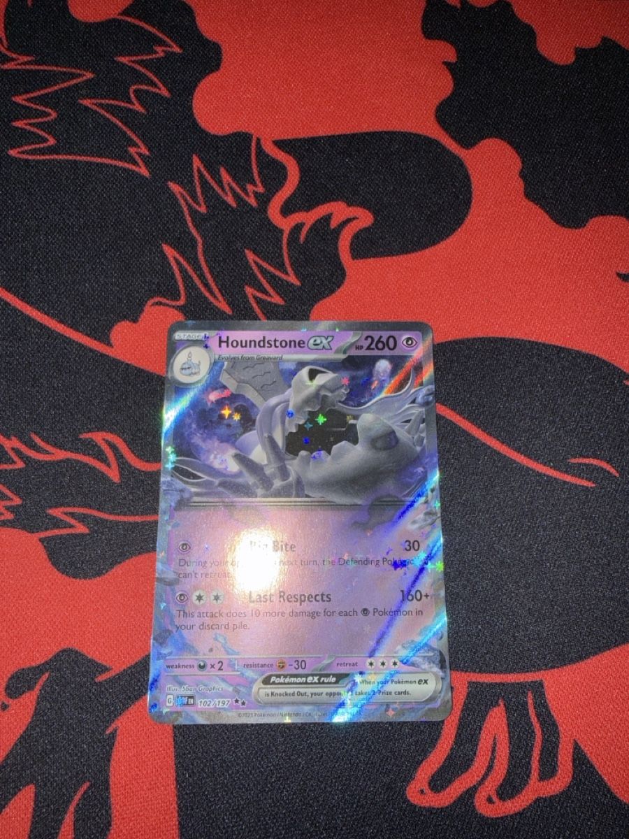 Pokémon Carte collezionabili: Pokémon Houndstone EX Sammelkarte  – Nuovo (secondo la descrizione) da Basel venduto da ari_s727