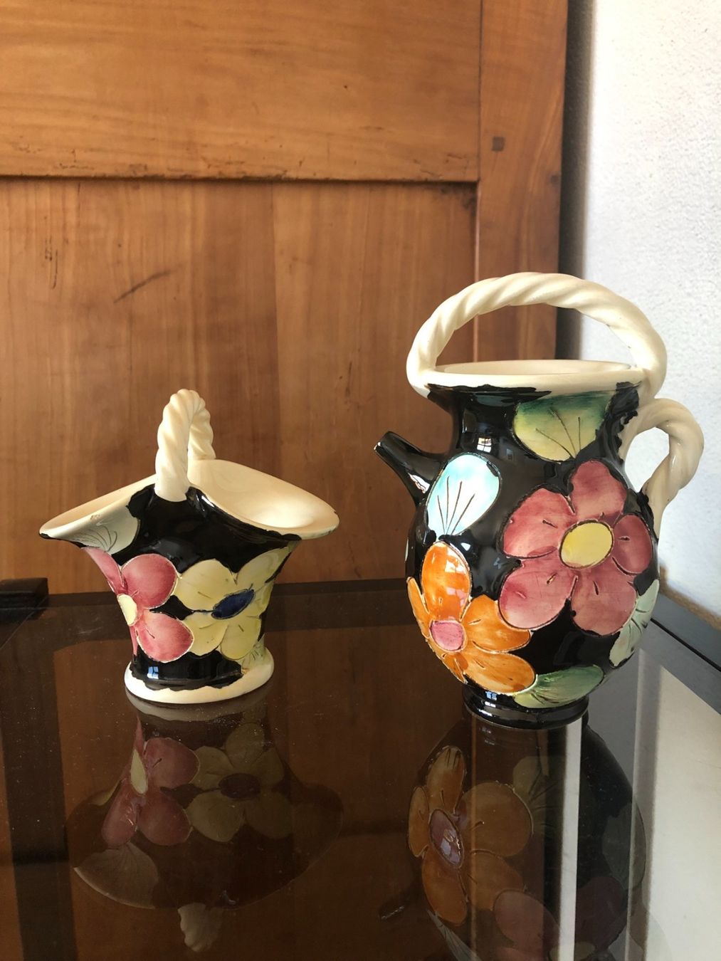 Vasi & Recipienti: 2 Deco Vasen 1950er/1960er  Vallauris – Usato da Samstagern venduto da TAAF 1