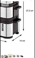 WMF KÜCHENminis Dampfgarer 2×2,15L, Aroma-Verstärker, OVP