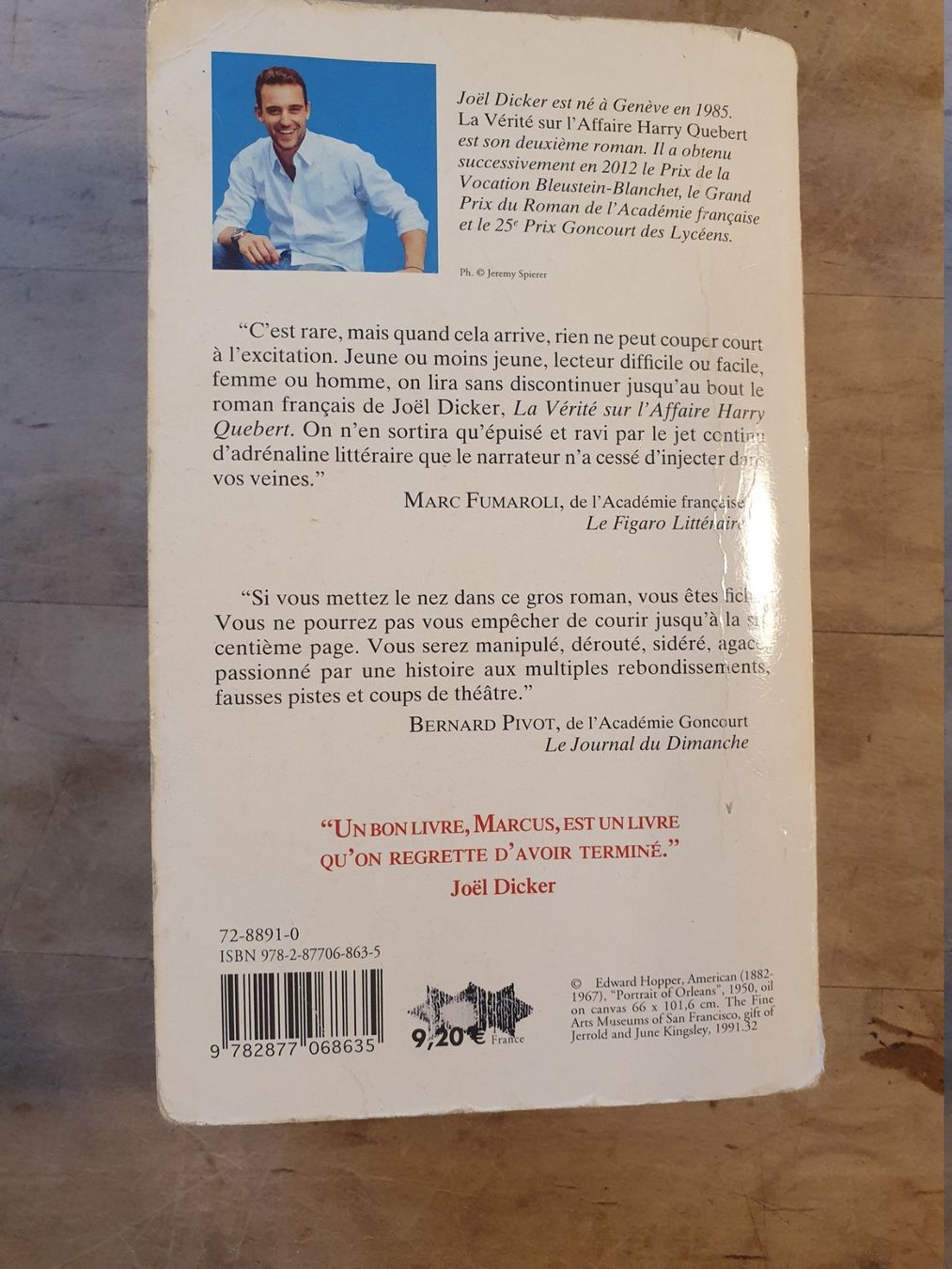 Libri: La Vérité sur lAffaire Harry Quebert Joël Dicker Hopper – Usato da Zürich venduto da loosebone 2