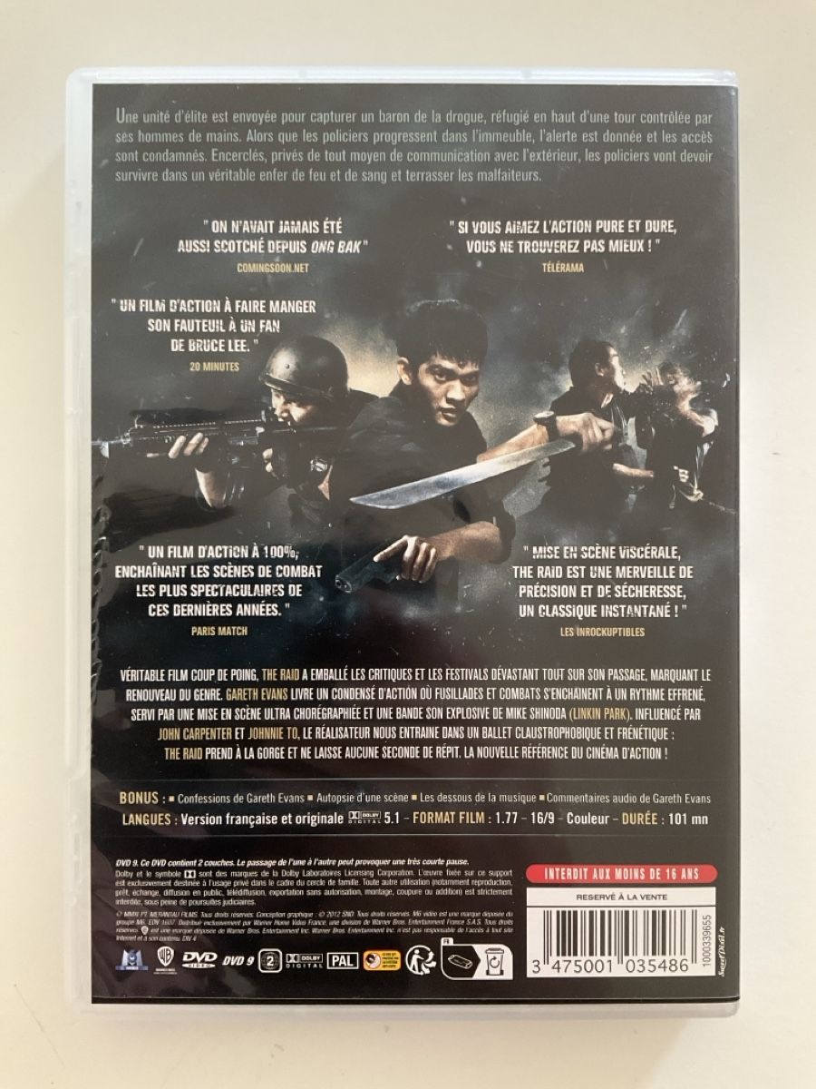 Tutti i DVDs: Film DVD The Raid – Usato da Veyrier venduto da Deniro2 1