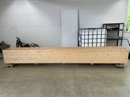 Massive Holzkiste aus 3-Schichtplatten, Neu