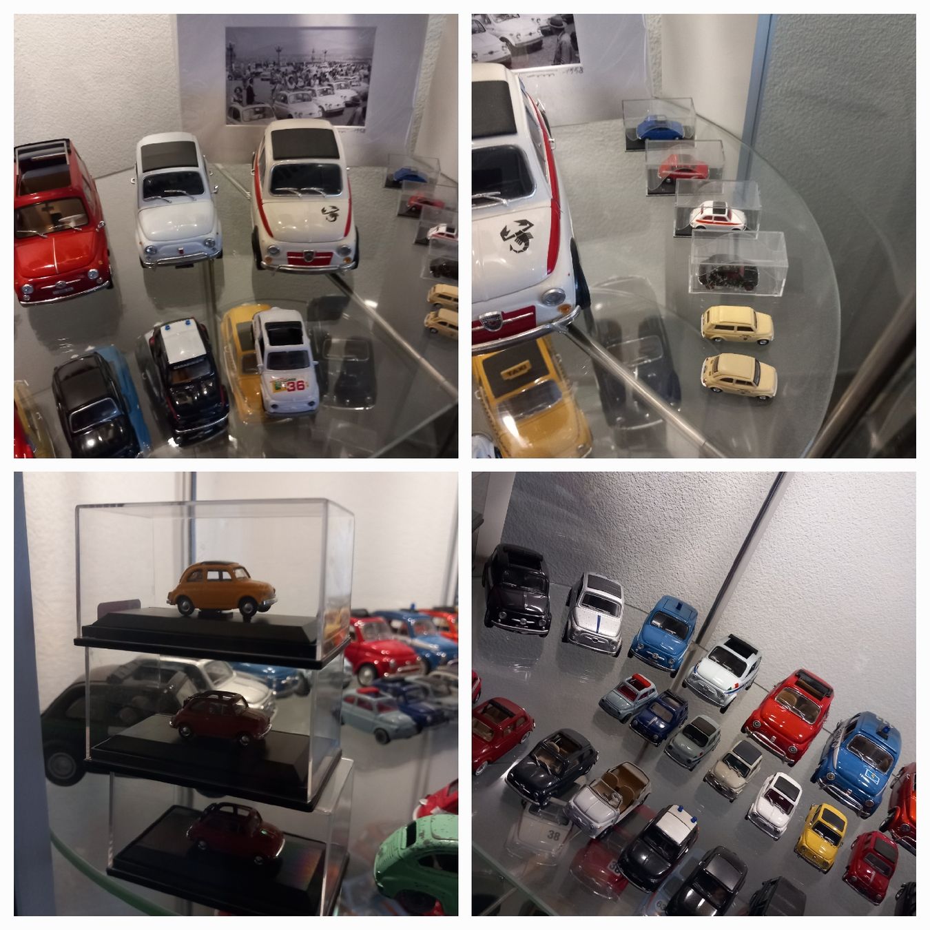 Fiat Modellini d'auto: Fiat 500 Sammlung.... inkl.Vitrinenschrank – Nuovo (secondo la descrizione) da Reinach AG venduto da dan_9vsl 3