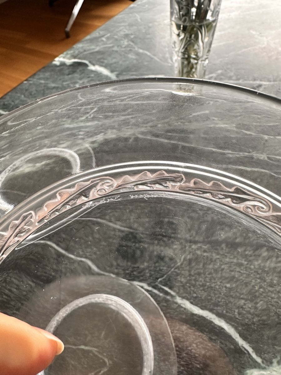 Lalique Piatti: Lalique dessert plates – Usato da Zürich venduto da Ele_fashionista 3