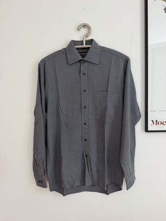 Vintage Hemd Dunkelgrau Gr. S (fällt aus wie M)