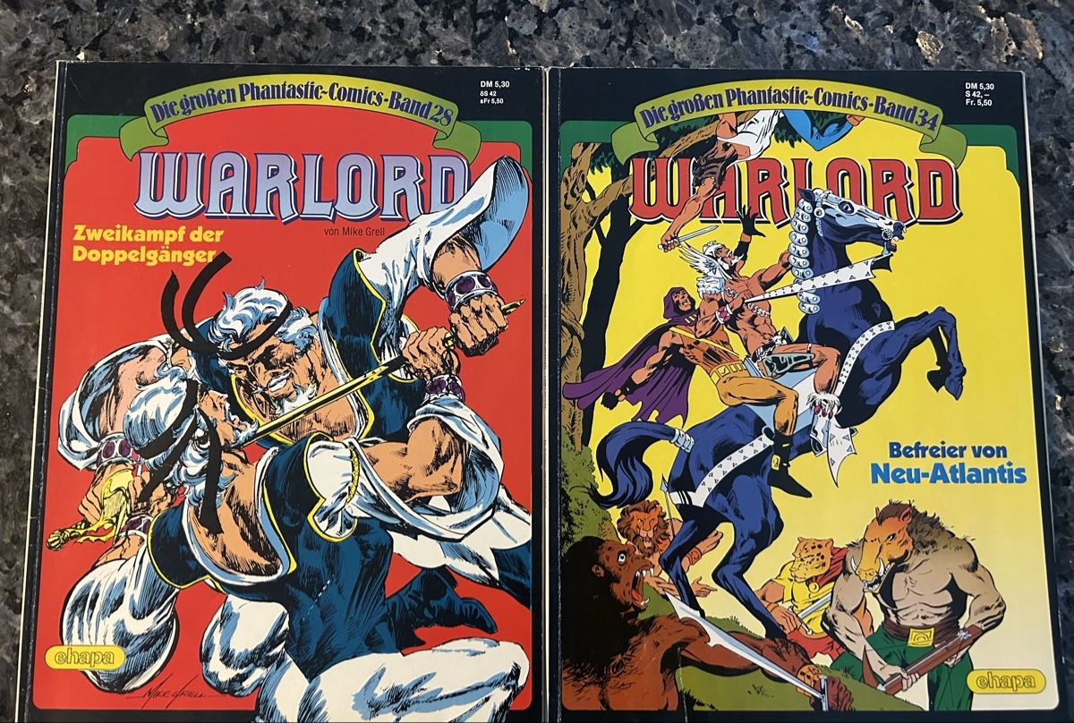 Comics: 2x WARLORD Comics (1984) – Gebraucht aus Winterthur von stella67