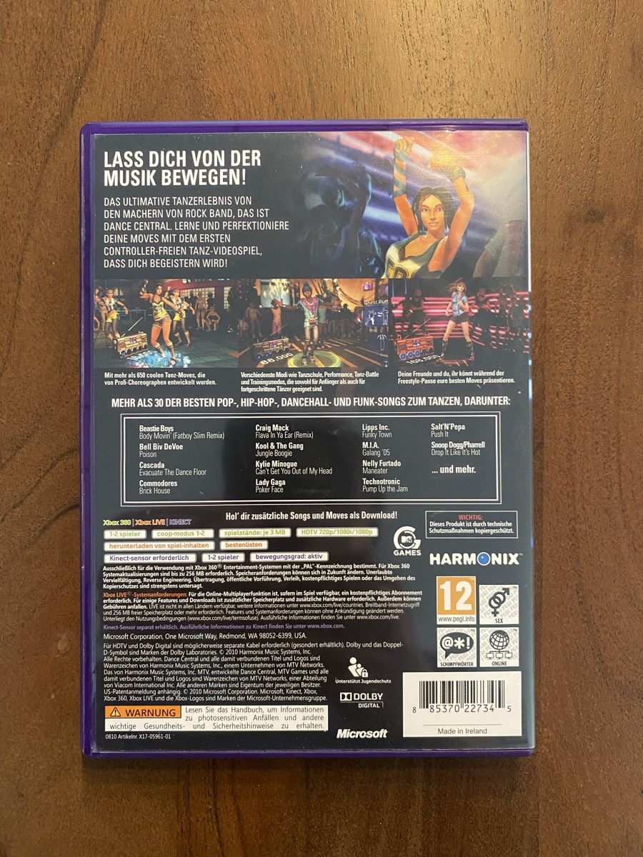 Microsoft Giochi: Dance Central für Xbox 360 – Usato da Thunstetten venduto da Virus_33 2