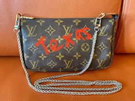 Metall Trägerketten für Handtasche (Silber) Länge: 120 cm