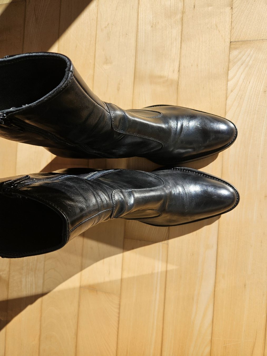 Navyboot Scarpe da donna: Navyboot Stiefelette, Gr. 37, schwarz Leder – Usato da Winterthur venduto da luna2266 2