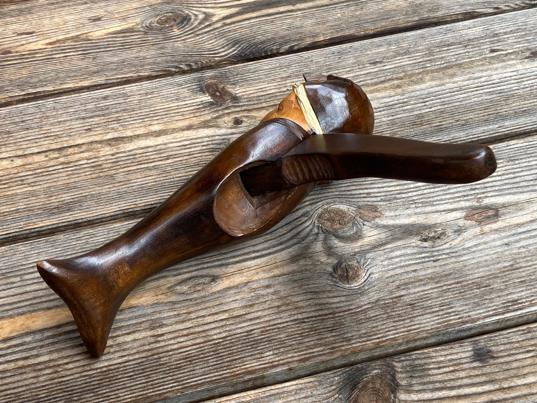 Figurines: antike Nussknacker Brienzer Schnitzerei Mann mit Zipfelmütze – D'occasion à Lüchingen par Eeizo 8