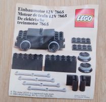 LEGO Werbeblatt Katalog Prospekt 80er gefaltet 40 x 9 cm (b)