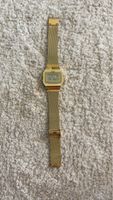 Casio Uhr A168 goldfarben Digitaluhr neuwertig