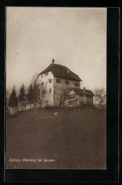 Cartoline postali: AK Gossau, Schloss Oberberg, 1925 – Usato da Berlin venduto da bartko-reher