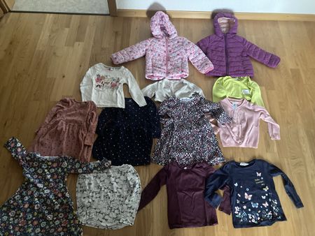 Mädchen Kleiderpaket Gr 98/104