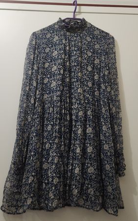 Robe Sézane imprimé floral bleu taille 38 occasion