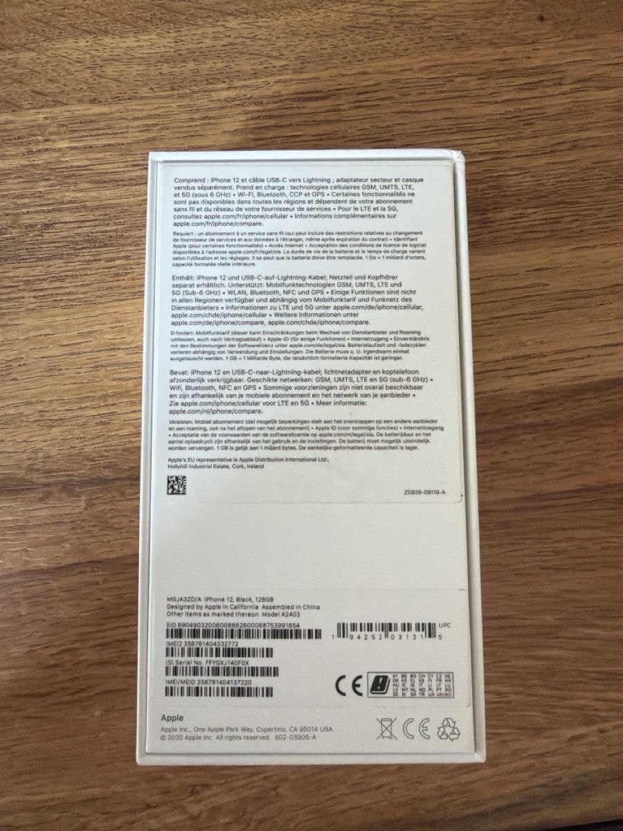 Apple Telefoni cellulari / Smartphones: Apple IPhone 12 Black 128 GB – Usato da Schöftland venduto da gigaboss 7