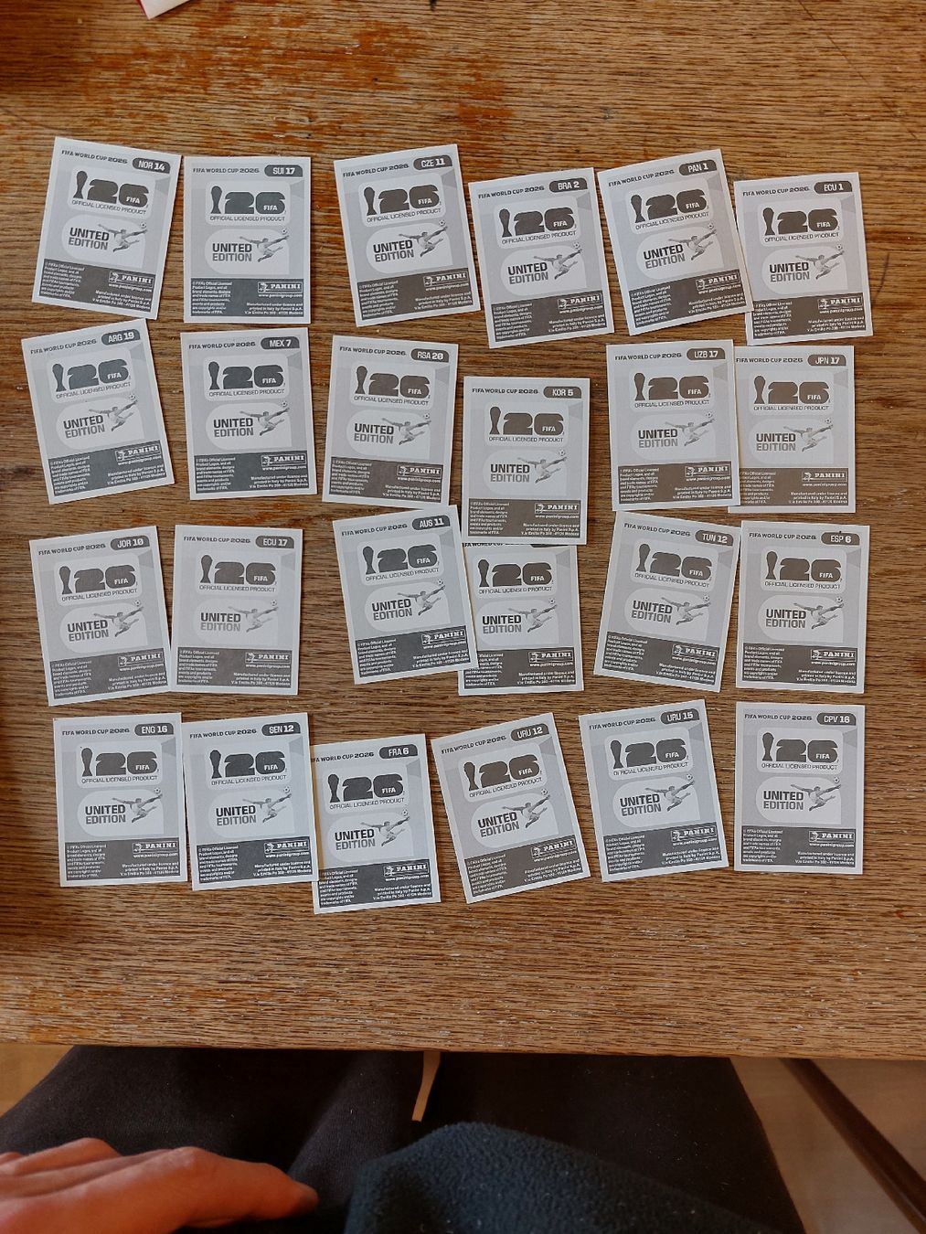 Sticker: Panini WC 2026 24 stickers – Usato da Bonfol venduto da Lilalune 1