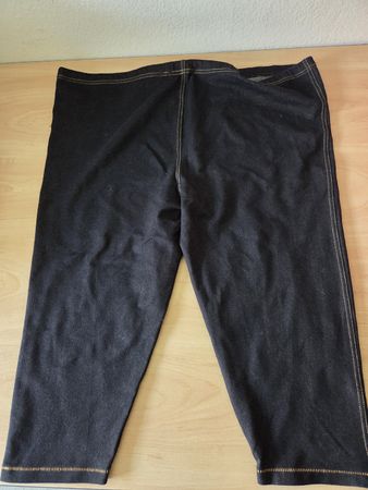 Capri Leggins Jeansfarben Grosse Grösse 52/54