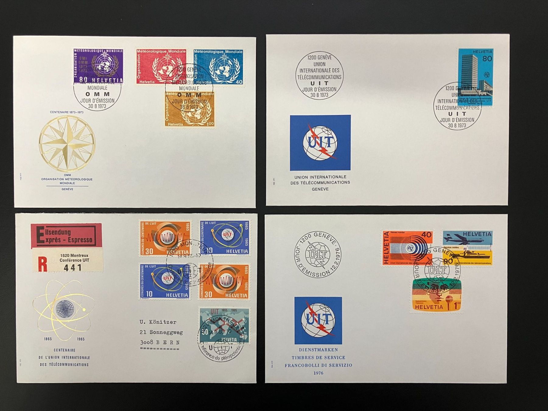 Tutti i francobolli: Lot FDC Dienstmarken / Genfer Ämter – Usato da Solothurn venduto da Tomtom2910