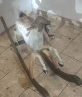 Antikes Schaukelpferd Holzpferd von  Franz Carl Weber Zürich