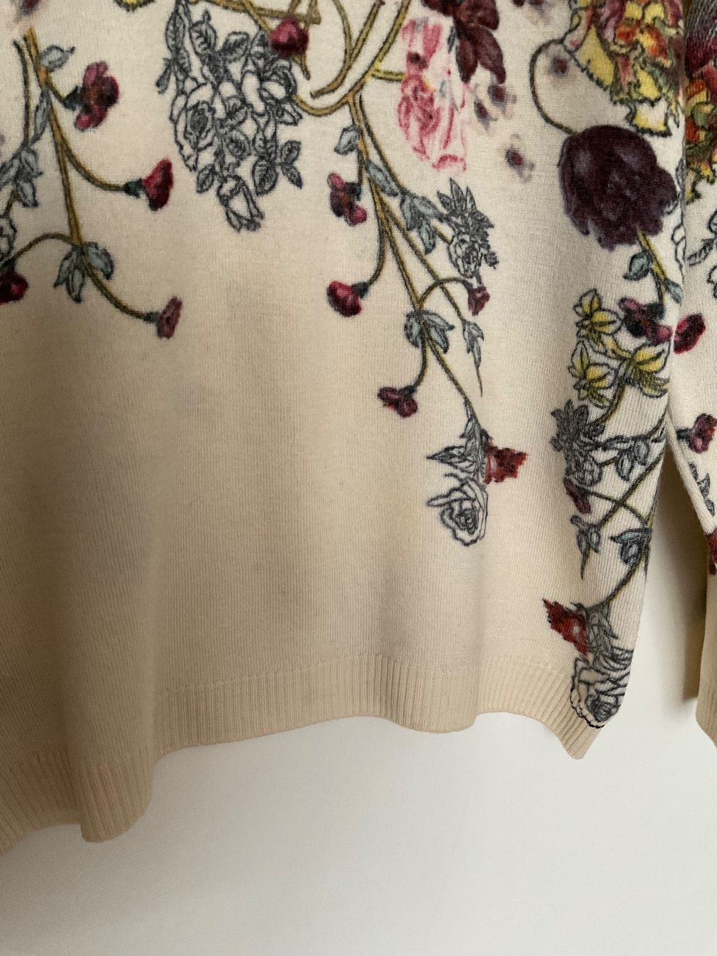 Peter Hahn Pullover & Sweatshirts: Peter Hahn Merino Wolle Pullover Gr 38/36 ecrue/Bunt – Gebraucht aus Urdorf von alda02 8