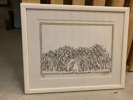 Scapa Original Lithographie, gerahmt, Auflage 40, signiert