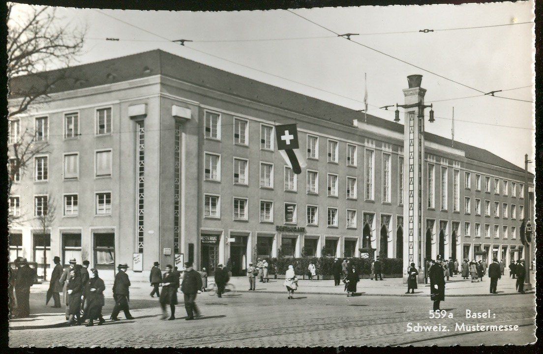 Cartoline postali: Basel Schweiz. Mustermesse – Usato da Montenol venduto da Vernier2