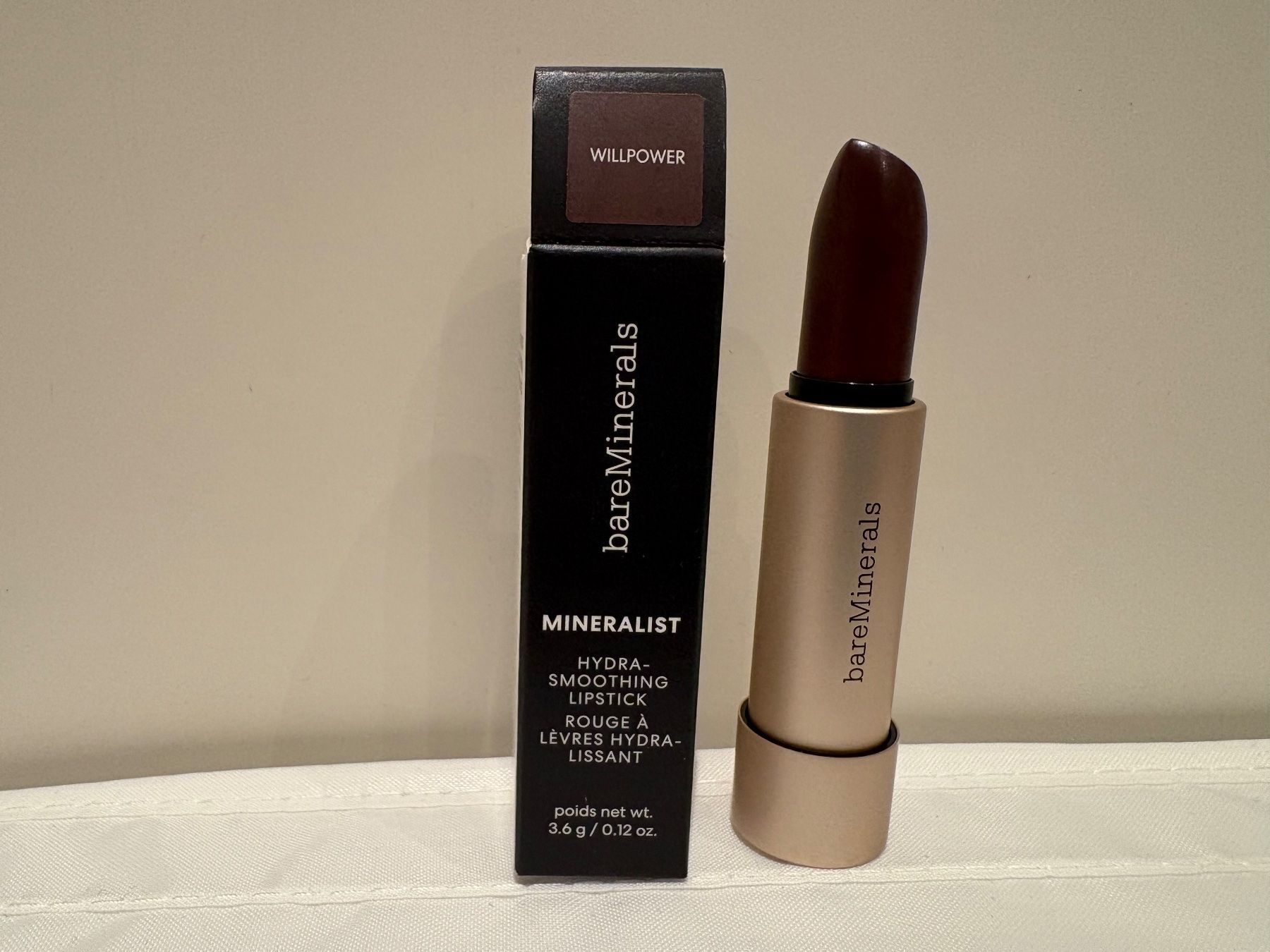 Make-up: bareMinerals Lipstick  - Willpower - NEW – Nuovo e nell'imballaggio originale da Muzzano venduto da Sidney_3