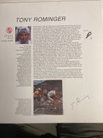 Autogramm Tony Rominger Schweizer Olympiateilnehmer 1988