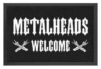 Teppiche: Teppich - Metalheads Welcome – Neu und originalverpackt aus Ennetbürgen von open24shop