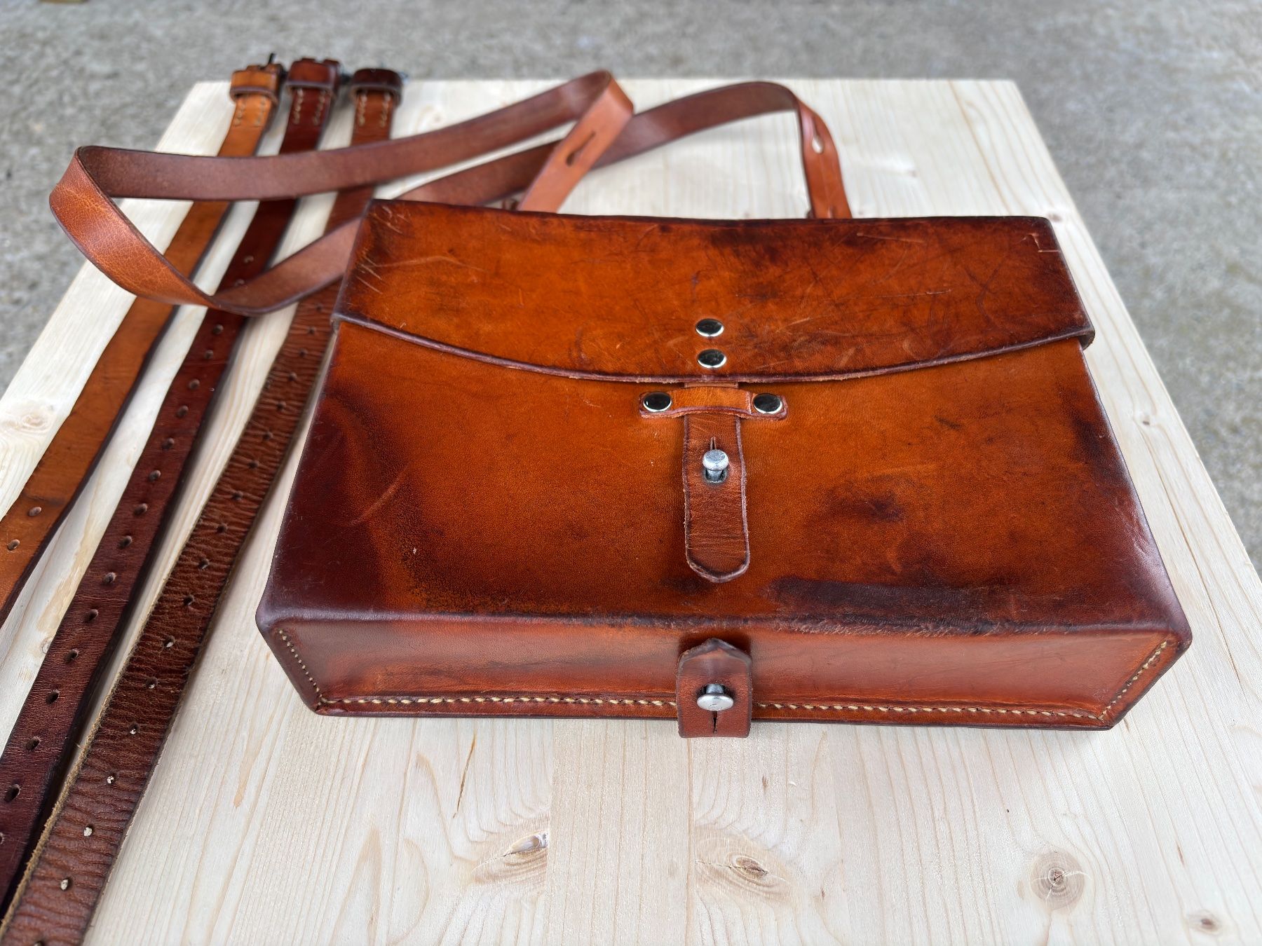 Schweizer Armee Taschen: schöne Kartentasche Schweizer Militär – Gebraucht aus Feldbach von Fea1 2