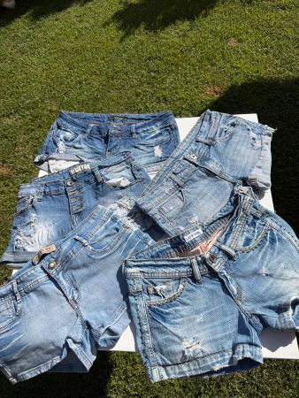 5 Paar Sommer-Shorts Denim   für Junge Frauen (Gr. S) - Top