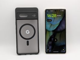 Smartphone Google Pixel 7 Lemongrass inkl. Hülle