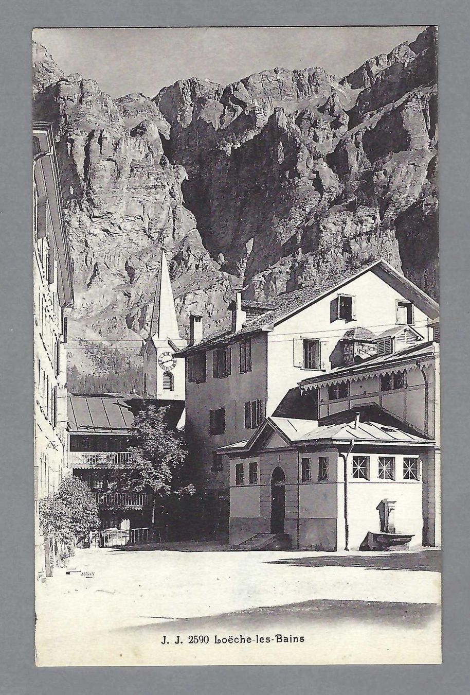 Cartoline postali: 1920, LOUËCHE-LES-BAINS – Usato da Pura venduto da ulisse1957