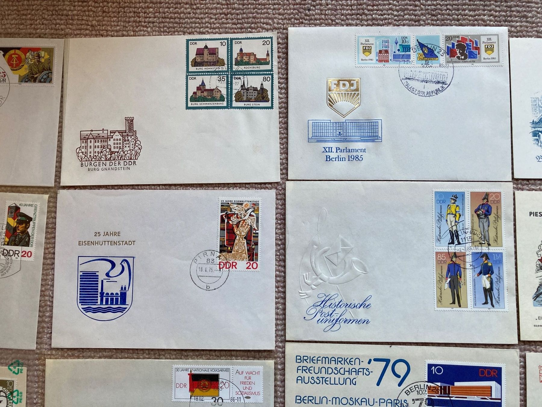 Tutti i francobolli: Sonderbriefe, Briefmarken DDR – Nuovo (secondo la descrizione) da Lütisburg venduto da wiesenpippau 2