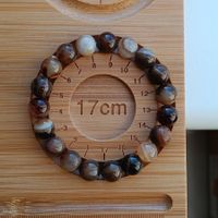 Versteinertes Holz Armband Mineralien Stein