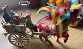 Sizilianischer Wagen mit Pferd Carretto Siciliano