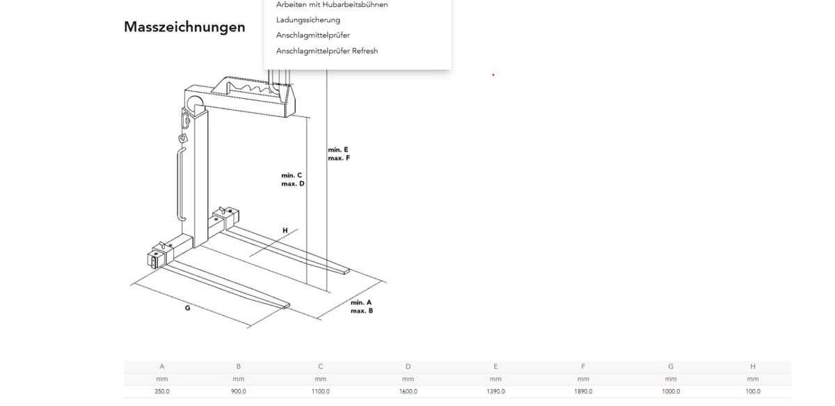 Accessori per altri veicoli: Lastgabel, Ladegabel Kran – Usato da Galgenen venduto da P-Tech_Performance 8