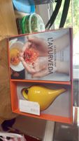 L'Ayurveda Set Book and Yellow Neti Pot New