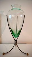Designer Glas-Amphore - Vase mit Ständer - Perfekt für Deko
