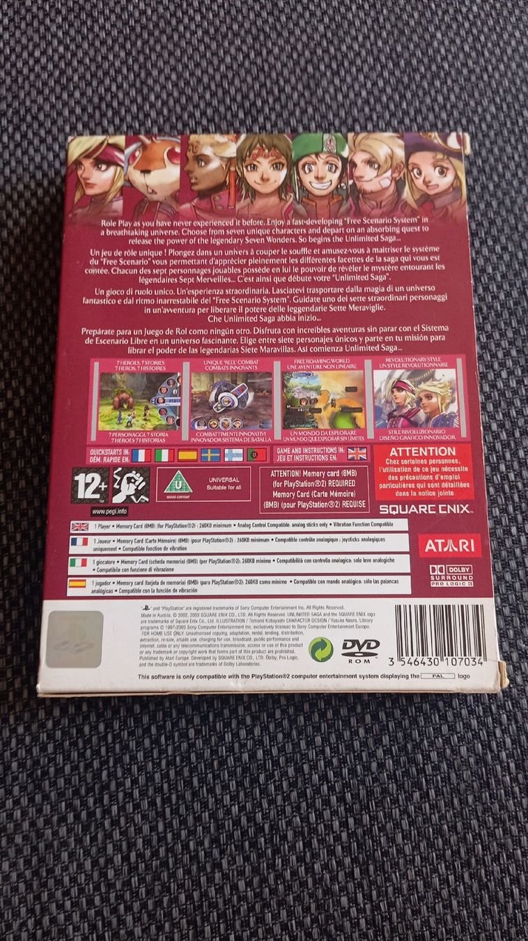 Spiele: Unlimited Saga PS2 – Gebraucht aus Wangen b. Olten von CrossasPlays 3