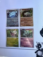 4 Pokémon-Karten ‚Pokéball‘