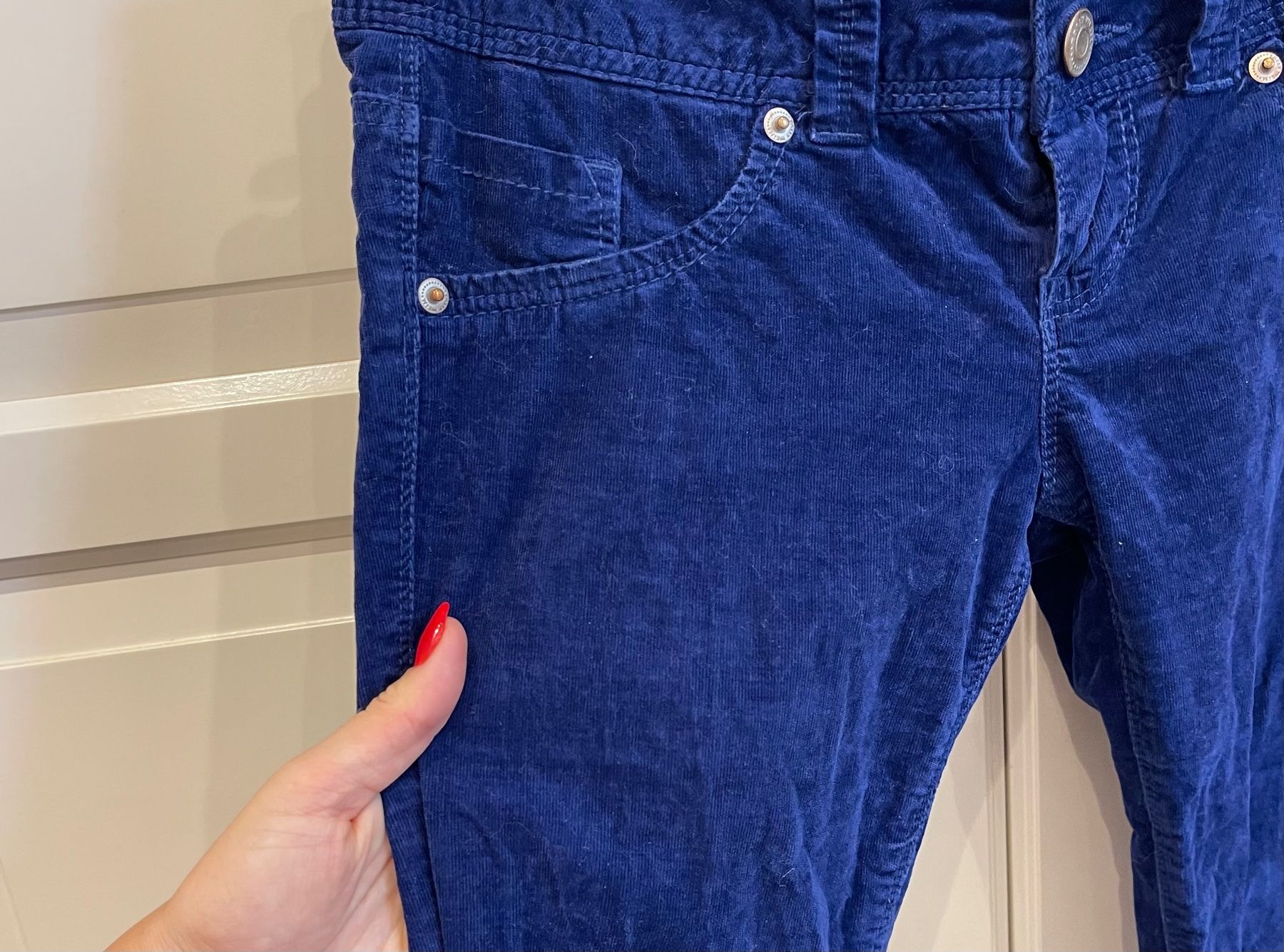 Tally Weijl Pantaloni: Pantalons Velours Blue Taille 36 – Usato da Genève venduto da Annilu 1