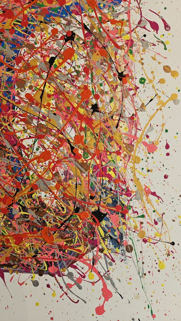 Gemälde: Tableau abstrait unique, parfait pour décorer votre intér... – Neu (gemäss Beschreibung) aus Le Locle von fab_c9hh 5