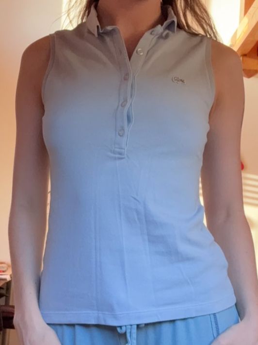 Lacoste Polo-Shirts: Polo Lacoste bleu ciel – Gebraucht aus Bulle von sop_ct6x 2