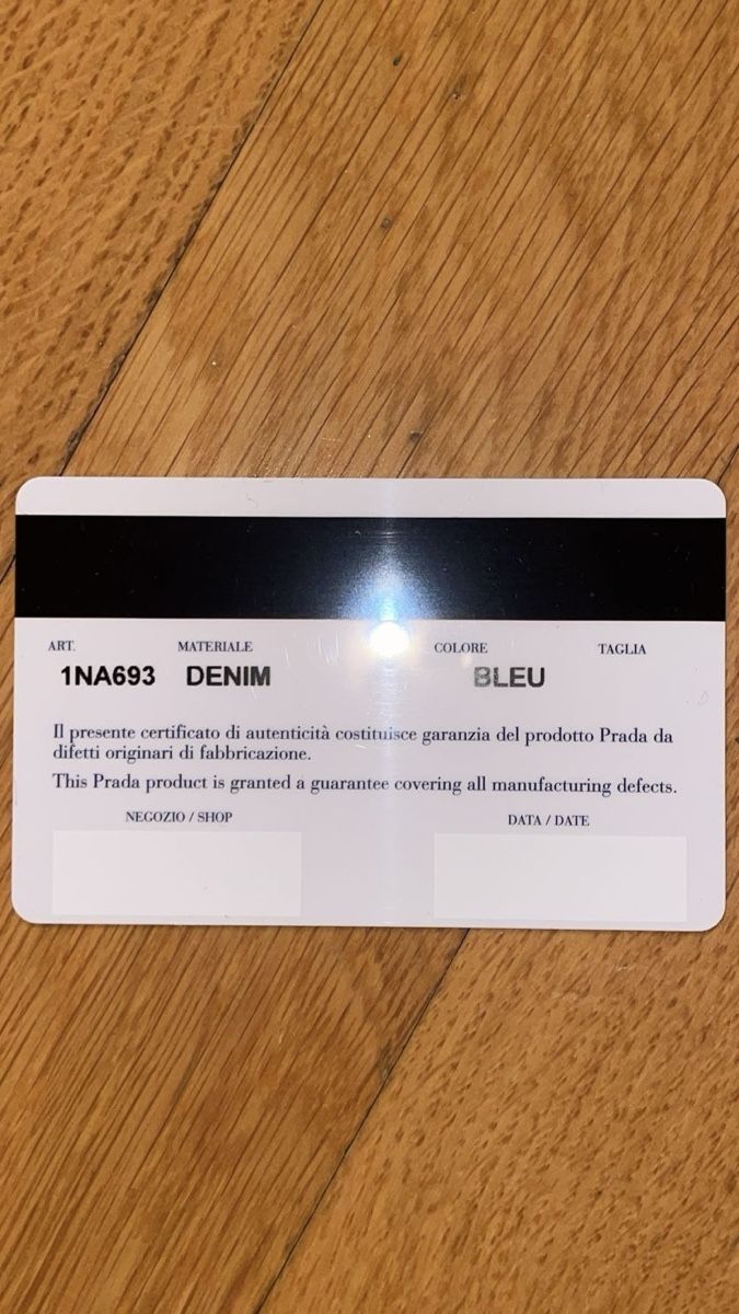 Prada Custodie per cosmetici: Prada Kosmetik Tasche Jeans Prada Bag – Nuovo e nell'imballaggio originale da Neftenbach venduto da funky16 8