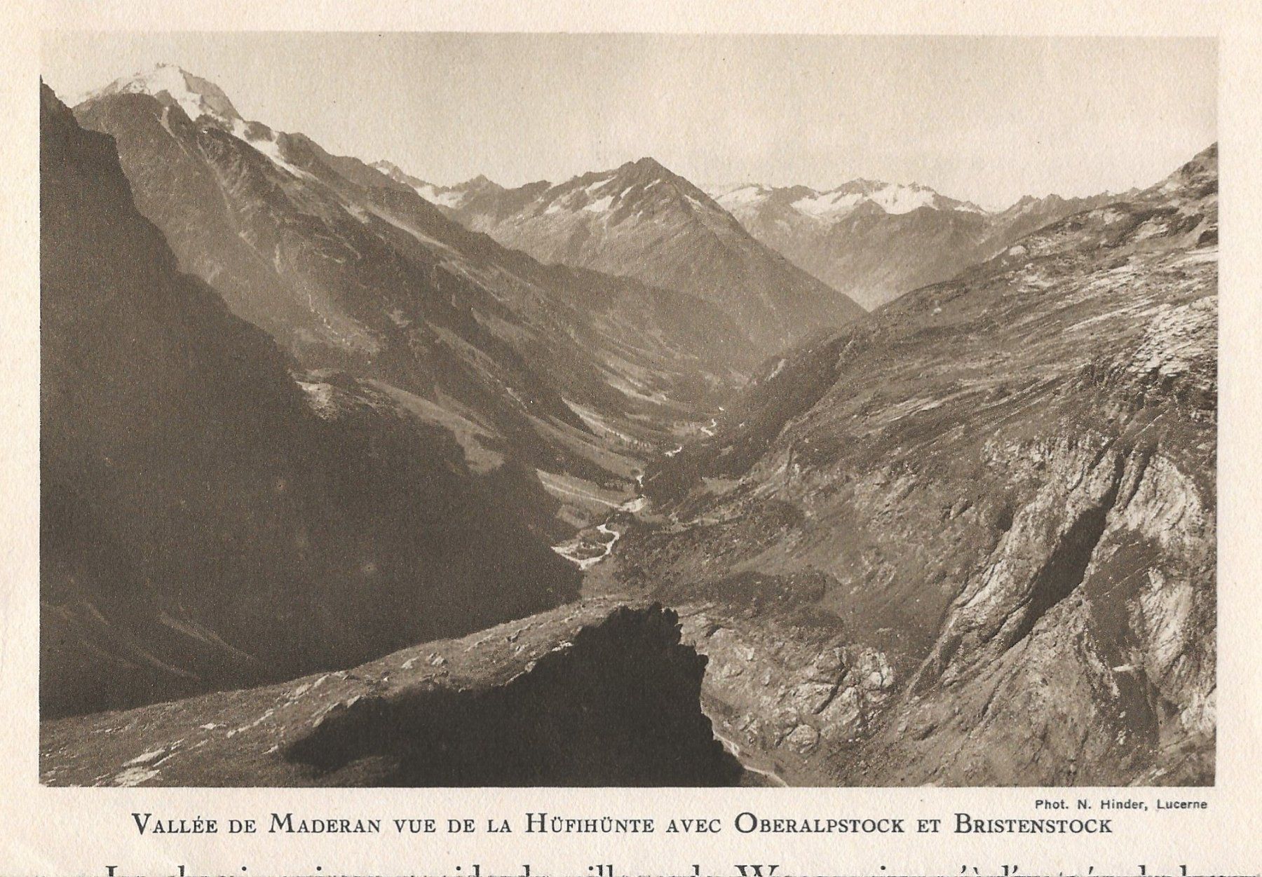 Cartoline postali: Amsteg, Maderanertal, Meisser, 1920er – Usato da Frauenfeld venduto da Merk52 1