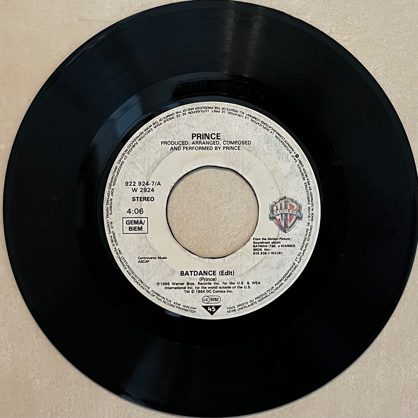 Dischi in vinile: PRINCE - BATDANCE – Usato da Bussigny venduto da vinyl-pas-cher