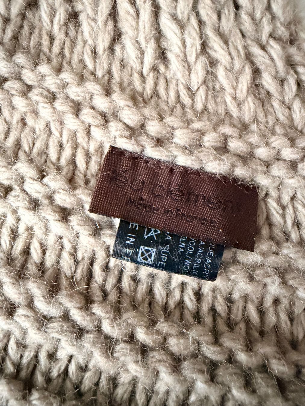 Foulard & Sciarpe: léa clément Strickschal beige mit Fellbommel – Nuovo (secondo la descrizione) da Brütten venduto da Rod816 6
