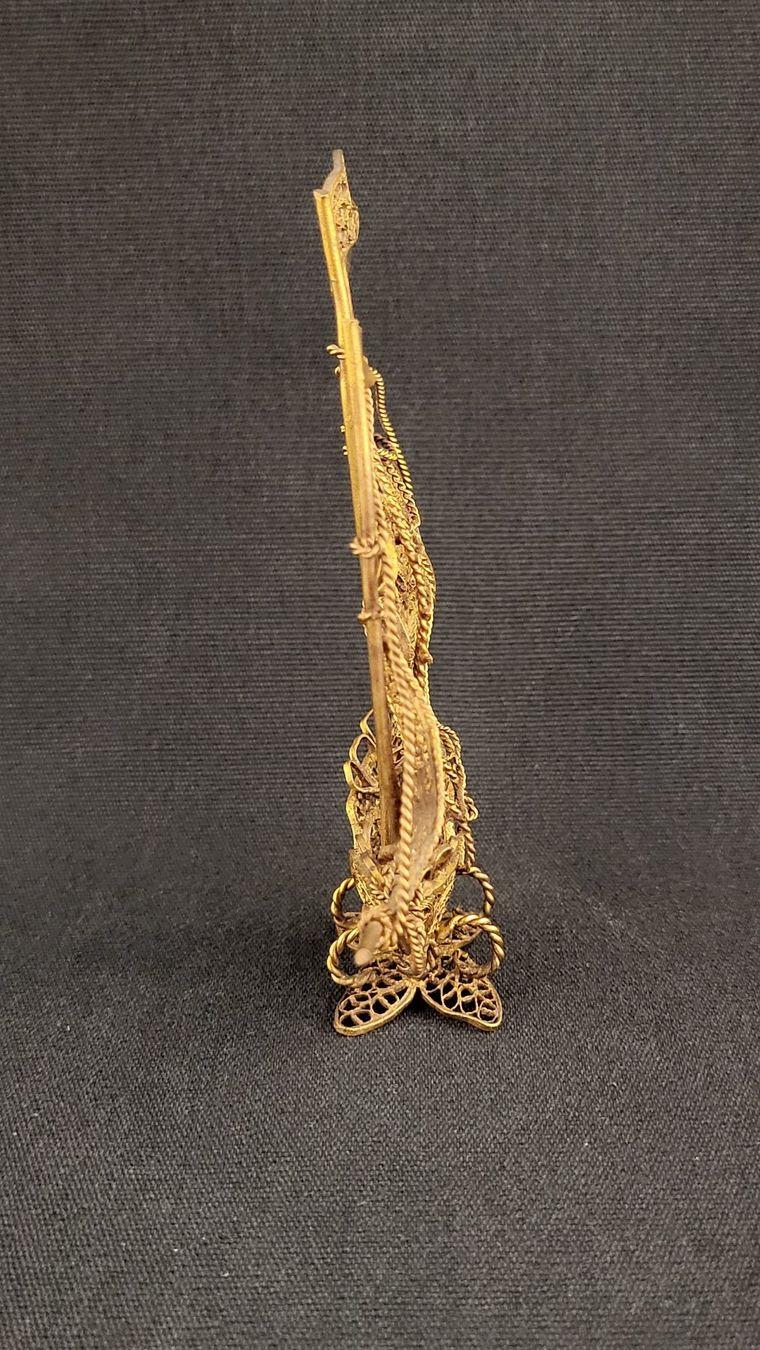 Statuette: Filigranes Segel-Schiff – Usato da Basel venduto da spinne02 2